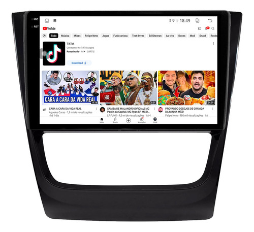 Multimidia Vw Saveiro G6 9p Android Carplay 4/64gb + Ré