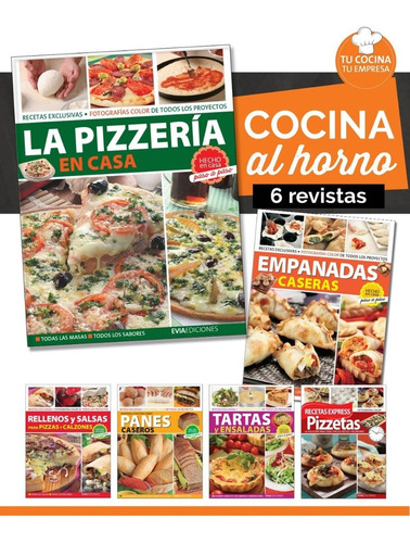  6 Revistas Evia Cocina Al Horno Pizzas Empanadas Tartas 