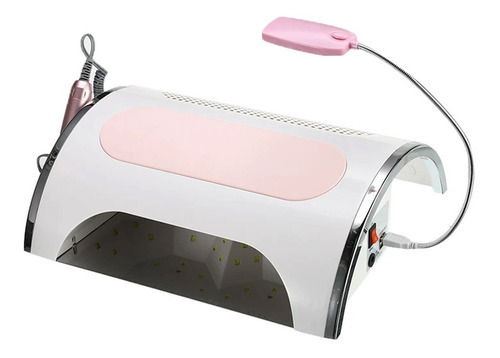 Imagen 10 de 10 de Torno Para Uñas 4 En 1 Aspirador Y Lampara Led Profesional
