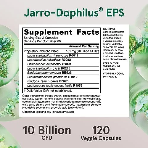 Jarrow Formulas Jarro-dophilus Eps Probióticos 10 Mil Millon