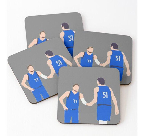 Set Posavasos Luka Doncic Y Boban Marjanovic Dynamic Duo Cal