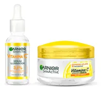 Comprar Kit Garnier Serum Iluminador Y Serum Gel Hidratante Todo Tipo De Piel Día\u002Fnoche