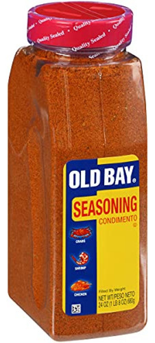 Condimento Old Bay, 24 Oz - Un Recipiente De 24 Onzas De Con