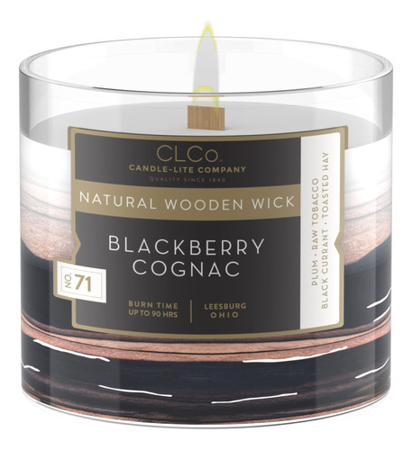 Clco. Por Candle-lite Company Candles Scented, Blackberry Co