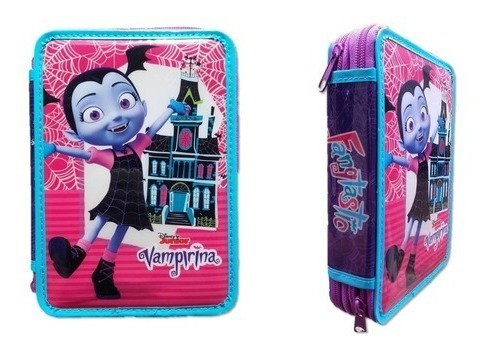 Cartuchera 2 Pisos 3d Pvc Vampirina Original Multiscope