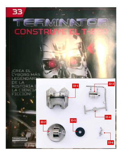 Terminator Construye El T-800 Esc 1:2 Salvat - Entrega N° 33