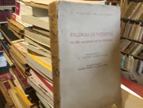 Comprar Páginas Olvidadas. Vicuña Mackenna En El Mercurio 1931 Raro