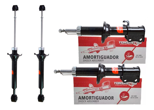 Kit Amortiguador Para Kia  Avella - Pop  1996 2003  Del+tras