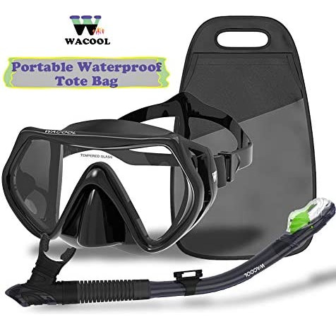 Wacool Juego De Paquete De Buceo Con Esnórquel Profesional C