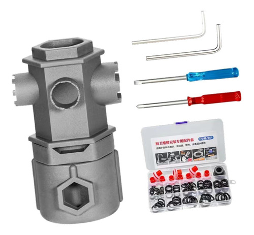 Llave Para Grifo Con Destornillador, Herramienta Compacta De