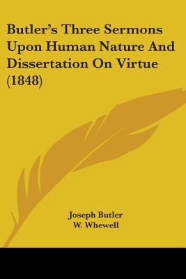 Libro Butler's Three Sermons Upon Human Nature And Disser...