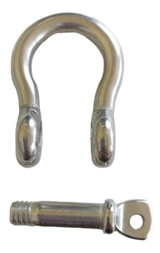 5 Grillete Acero Inox 1/4 Amarre Carga Izaje Cable Conexión