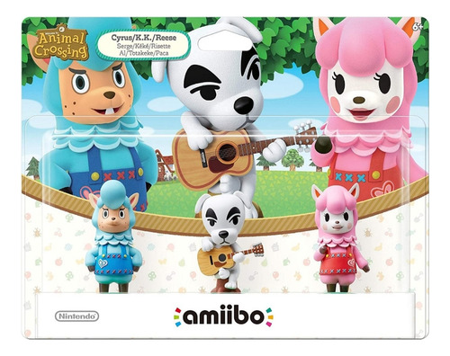 Pack De 3 Figuras Amiibo Animal Crossing Nintendo