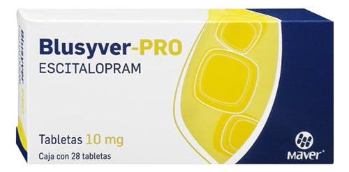 Blusyver Pro Escitalopram 10 Mg 28 Tabletas