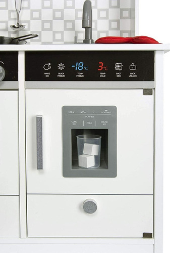 Imagen 7 de 8 de Cocina De Madera Con Luz Sonido Y Accesorios Para Niñas 94cm