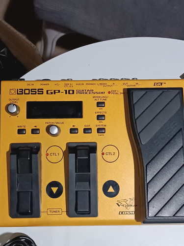 Pedal De Efectos Amarillo Boss Guitar Processor Gp-10