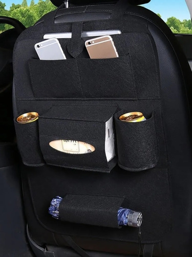 Imagen 5 de 6 de Protector Y Organizador De Asiento De Auto. Pack 2.
