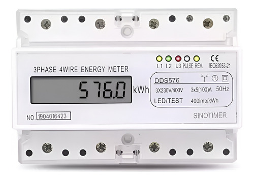 Remarcador Trifásico  380v 50hz Riel Din