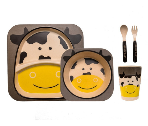 Kit Infantil Bamboo 5 Piezas