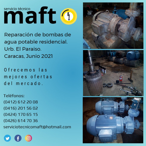 Imagen 7 de 10 de Reparación Instalación Mantenimiento De Bombas De Agua