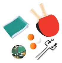 Comprar Raquetas De Ping Pong + Net Y 3 Pelotas