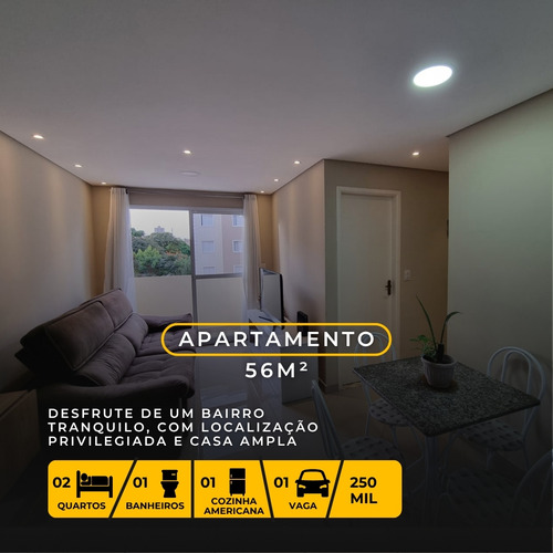 Apartamento 56m2 Sorocaba Com Móveis Inclusos