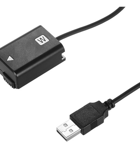 Cable Usb A Batería Ficticia Np-fw50 Compatible Con Sony