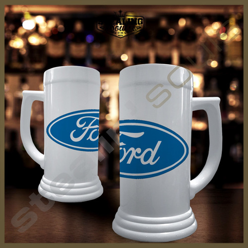 Chopp Plastico Cerveza | Ford #332 | Xr3 / Xr4 / V8 / Ghia / St / Rs / Futura / Sprint / Gt / Shelby / Birra / Mustang