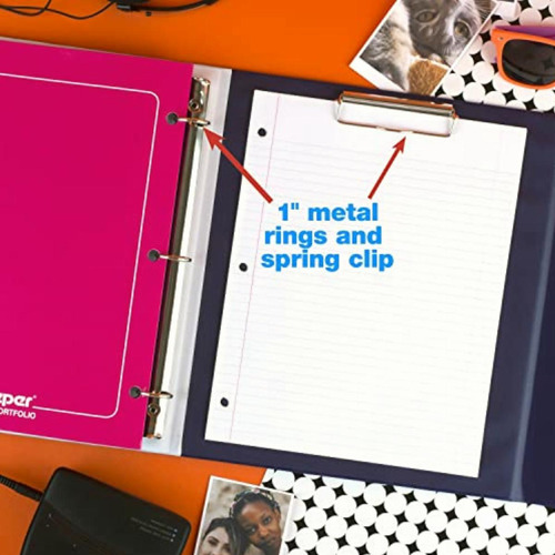 Trapper Keeper Binder, Retro Design, 1 Inch Binder