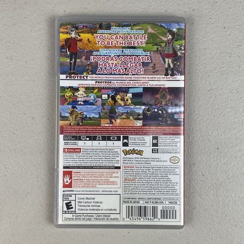 Pokemon Shield Pokemon Escudo Juego Nintendo Switch Usado (Usado)