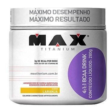 Bcaa Drink Pó Max Titanium 280g + Dilatex 152 Caps