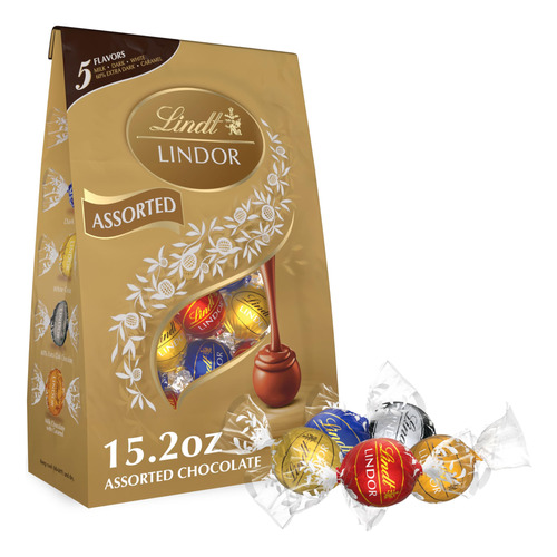 Lindt Lindor - Trufas Surtidas De Caramelo De Chocolate, Cho