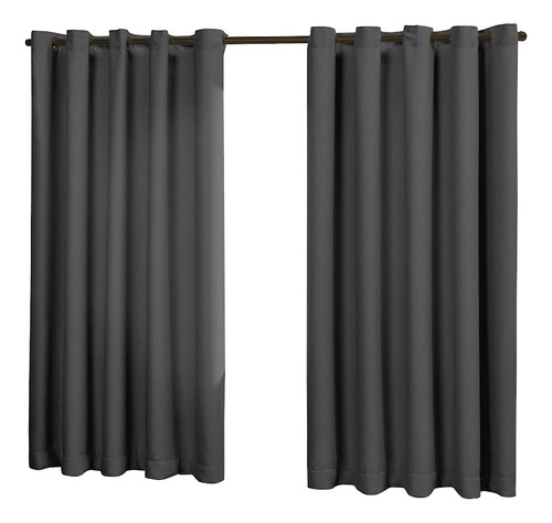 Cortina De Tecido Corta Luz 2,50m X 1,30 Para Quarto Ou Sala