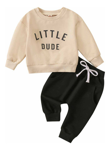 Sudadera De Invierno Con Cuello Redondo Y Manga Larga Con Es