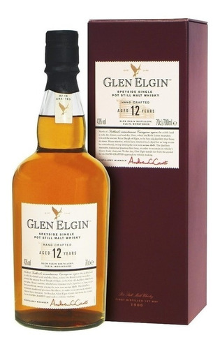 Glen Elgin 12 Años Single Malt Whisky 750cc