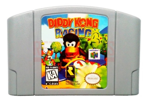 Diddie Kong Racing Compatible N64 No Guarda Partida