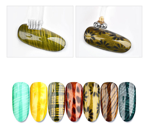 Palillo De Uñas Magnético 3d Para Uñas Con Efecto Ojo De Gat