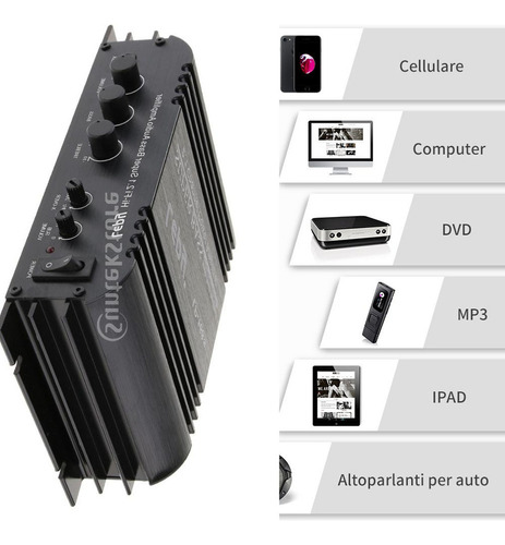 Mini Amplificador Esté De Para El Voz Casero Del Coche