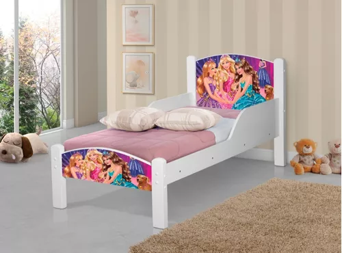 Mini Cama Infantil - Barbie