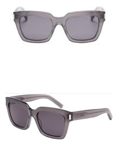 Saint Laurent Solar. Bold. Gris. Grande. Nuevo. Unisex. Accs