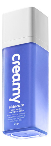 Creamy Skincare Anti-aging Peptide Cream 30g | Estimula A Produção De Colágeno, Atenua Manchas Causadas Pela Idade, Textura Cremosa | Todos Os Tipos De Pele, Noite E Dia