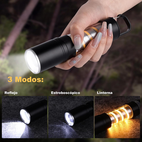 Lampara Recargable Led Linternas Lampara De Tacticos
