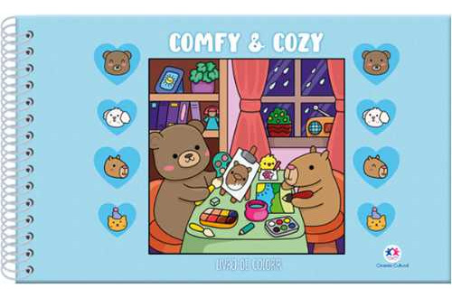 Livro de Colorir - Comfy And Cozy Blue
