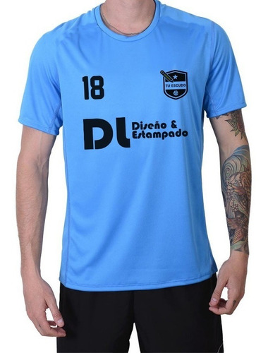 Imagen 2 de 8 de Remeras Futbol 5 Personalizadas