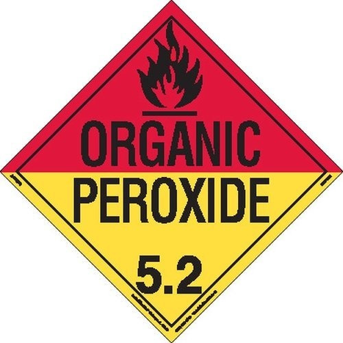 Labelmaster Zrvw52 Salvamanteles Organicos Peroxido 25 Unida