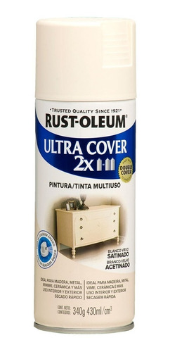 Spray Pintura Ultracover Blanco Viejo 2x Colores Rust Oleum