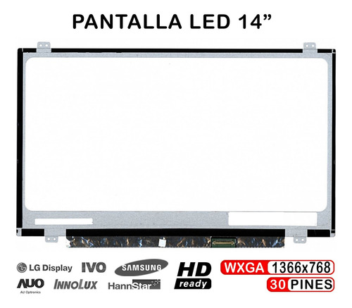 Pantalla Compatible Display 5d10h91342 15.6 30 Pines Hd