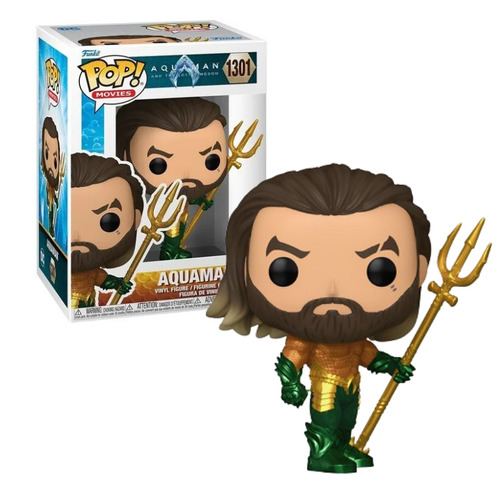 Funko Pop! Movies Dc Aquaman Lost Kingdom Con Tridente #1301