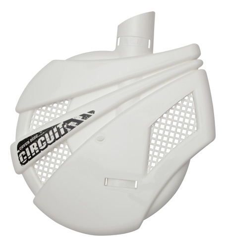 Protector De Disco Enduro Cross Blanco Circuit