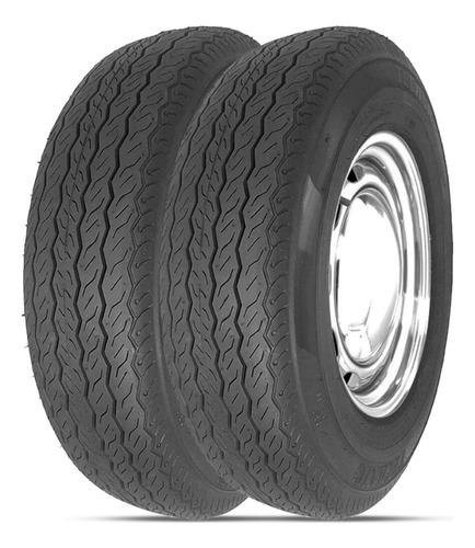 Kit 2 Pneu Aro 14 5.90-14 Technic 80p Tt T-700